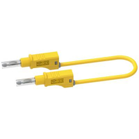 CORDON DE MESURE ELECTRO PJP 2217/600V-CD1-50J [BANANE MÂLE - BANANE MÂLE] 0.50 M JAUNE 1 PC(S)