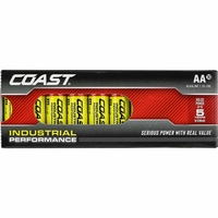 Coast Industrial Performance AA Pack of 10 Alkaline Batteries