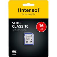 SD Card 16GB Intenso Class10