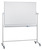 Whiteboard Mobil mit Drehfunktion Stahl, Aluminiumrahmen, 1200 x 900 mm, weiß