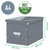 Archivbox Click & Store WOW Cube, L, Hartpappe, schwarz
