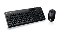 iogear GKBSR202TAAKIT keyboard Mouse included USB QWERTY English Black