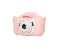 Extralink Cámara Kids Camera H28 Dual Rosa 1080P 30fps, pantalla 2.0"