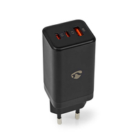 Nedis Universal GaN Wall Charger Laptop, Smartphone, Tablet Schwarz AC Schnellladung Drinnen