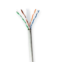 Nedis CCBG8520GY100S cable de red Gris 100 m Cat6 U/UTP (UTP)