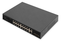 Digitus DN-95358 netwerk-switch Unmanaged Gigabit Ethernet (10/100/1000) Power over Ethernet (PoE) 1U Zwart