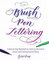 ISBN Brush Pen Lettering libro Arte y diseño Inglés Libro de bolsillo 128 páginas