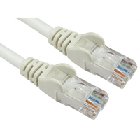 Cables Direct 0.5m Economy Gigabit Networking Cable - White