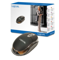 LogiLink Mouse optical USB Mini with LED souris USB Type-A Optique 800 DPI