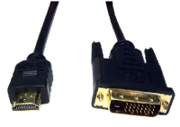 Cables Direct 5m HDMI-DVI-D Black