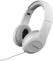 Esperanza EH138W słuchawki/zestaw słuchawkowy Przewodowa Opaska na głowę Muzyka Biały