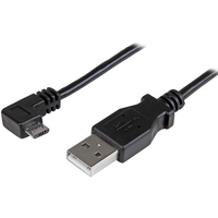 StarTech.com Micro-USB Oplaad en sync kabel M/M rechtsgehoekte Micro-USB 24 AWG 0.5 m