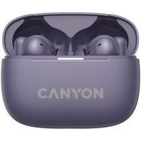 Canyon CNS-TWS10PL słuchawki/zestaw słuchawkowy True Wireless Stereo (TWS) Douszny Połączenia/Muzyka/Sport/Codzienność USB Type-C Bluetooth Fioletowy