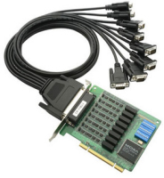 Moxa CP-118U-I-T interfacekaart/-adapter