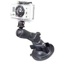 RAM Mounts Twist-Lock Composite Suction Mount with Action Camera Adapter