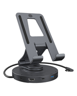 ICY BOX IB-TH100-DK docking station per dispositivo mobile Tablet/Smartphone Antracite, Nero
