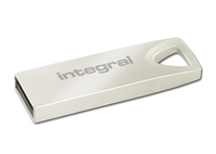 Integral 32GB USB2.0 DRIVE ARC METAL USB-Stick USB Typ-A 2.0 Silber