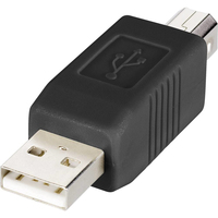 Renkforce RF-3346618 changeur de genre de câble USB A USB B Noir