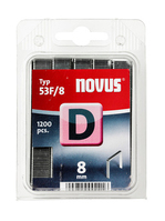 Novus D Typ 53F/8 Pack d'agrafes 1200 agrafes