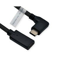 ROLINE 11.04.5496-10 cavo USB 2 m USB tipo-C Nero