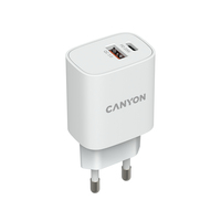 Canyon CNE-CHA20W04 mobiltelefon töltő Univerzális Fehér AC Beltéri