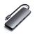 Satechi ST-UCHSEM Notebook-Dockingstation & Portreplikator Kabelgebunden USB 3.2 Gen 2 (3.1 Gen 2) Type-A Grau