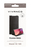 Vivanco Premium Wallet telefontok 15,9 cm (6.28") Pénztárca tok Fekete