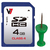 V7 VASDH4GCL4R-2E memóriakártya 4 GB SDHC Class 4
