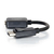 C2G 8in DisplayPort™ mannelijk naar VGA vrouwelijk actieve adapterconverter – Zwart