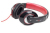 Gembird MHS-BOS słuchawki/zestaw słuchawkowy Przewodowa Opaska na głowę Połączenia/muzyka Czarny, Czerwony