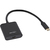 InLine 64105B video kabel adapter 0,2 m USB Type-C Mini DisplayPort Zwart