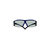 3M SF407XSGAF-BLU biztonsági szemellenző és szemüveg Védőszemüveg Műanyag, Polikarbonát Kék, Szürke