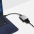 ALOGIC USB3HDDV-ADP Adaptador gráfico USB 2048 x 1152 Pixeles Negro, Plata