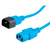 ROLINE 19.08.1527 cable de transmisión Azul 0,8 m C14 acoplador C13 acoplador