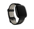 Fitbit FB174SBBKWTS smart wearable accessory Band Schwarz, Weiß Aluminium, Silikon