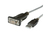 ROLINE 12.02.1163 soros kábel Szürke 1,8 M USB A típus DB-9