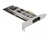 DeLOCK Wechselrahmen PCI Express Karte für 1 x M.2 NMVe SSD - Low Profile Formfaktor