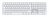 Apple Magic keyboard Universal USB + Bluetooth Spanish Aluminium, White