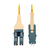 Tripp Lite N383L-02M InfiniBand/fibre optic cable 2,01 M SN LC OFNR OS2 Kék, Fehér, Sárga