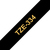 Brother TZE-334 nastro per etichettatrice Oro su nero