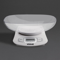 Vogue Wägestation Add 'N' Weigh Kompaktwaage 5kg Digitalwaage mit 25x21cm