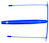 Klipsy archiwizacyjne Q-CONNECT E-Clip, grubość pliku max. 7cm, niebieski