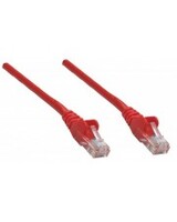 Intellinet Premium Patch-Kabel RJ-45 M bis M 25 cm SFTP CAT 6 ohne Haken Rot