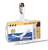 Durable Duo ID Pass Holder with Clip 54 x 85mm - Transparent - Pack of 25