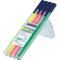 triplus® textsurfer® 362 Textmarker in Dreikantformat STAEDTLER Box mit 4 sortierten Farben