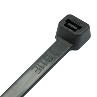 KrimpTerm CT6-B 200mm x 7.6mm (55kg) Black Nylon Cable Ties (100 pack) SKU: KRI-CT6-B