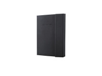 Notitieboek Conceptum Pure A5 zwart 5mm ruit hardcover met magneetsluiting. Genummerde pagina's, inhoudsopgave,