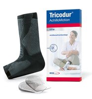 Tricodur AchilloMotion Aktiv- Bandage weiß/grau/rot Gr.S