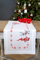 Embroidery Kit: Table Runner: Christmas Elves