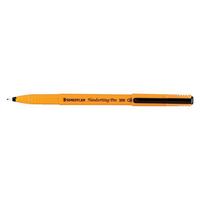 Staedtler 309 Handwriting Pen Fibre Tipped 0.8mm Tip 0.6mm Line Black Ref 309-9 [Pack 10]